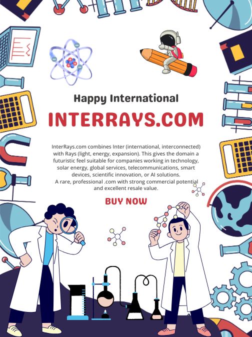InterRays.com – Premium Global Tech & Energy Brand Domain - Image 5