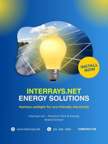 Interrays.net – Premium Tech & Energy Brand Domain for Sale