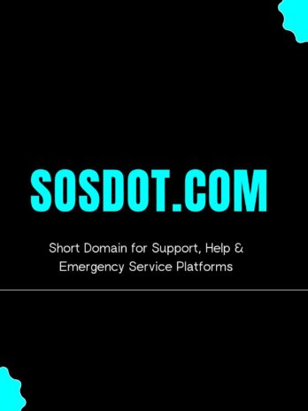 SOSDOT.COM –Short Domain for Support, Help & Emergency Service Platforms