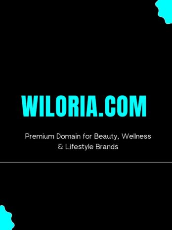 Wiloria.com for Global Businesses, Luxury, Modern, High-Value Domain for Sale